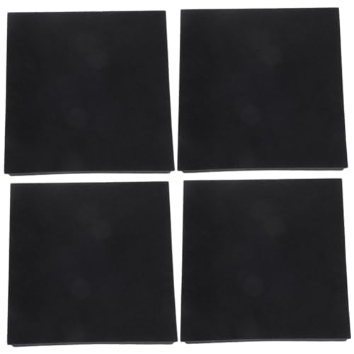 Abaodam 4pcs almohadillas insonorizantes de espuma para paneles acústicos para estudios de grabación miniatura 1
