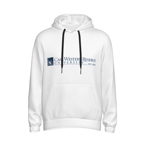 Case Western Reserve University Logo Men'S Hooded Fleece Sweatshirt Comfortable Men'S T-Shirt