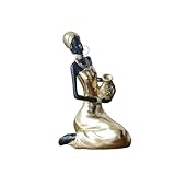 [Décoration intérieure] Cette figurine de femme africaine convient à la maison, Pour aux bibliothèques, Pour aux studios de yoga, Pour aux bureaux, Pour aux hôtels, Pour aux étagères et Pour aux cheminées