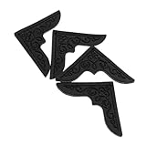 Élégant : vos livres auront l'air plus élégants et délicats une fois fixés sur la protection d'angle convient pour les livres, le scrapbooking, les albums, les menus, les dossiers, les sacs à main, la fabrication de cartes, les travaux manuels, les protections d'angle décoratives, les protections d'angle de livres