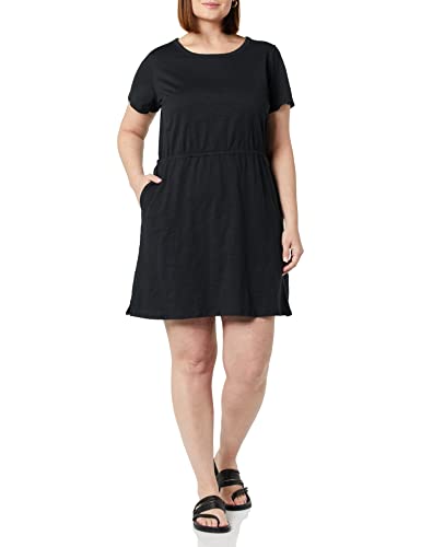 Amazon Essentials Women's Short Sleeve Elastic Waist Cotton Jersey Minidress