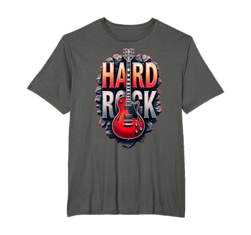 Hard Rock and Rock Hard. I Love Rock 'n Roll. T-Shirt