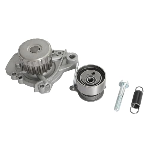 Image of Timing Belt Kit with Water Pump for 2001-2005 Honda Civic 1.7L L4 Engine - Replaces OEM TCK312 & WP4034, Fits All Trims (DX /LX /EX /HX)