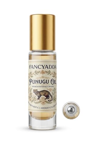Image of Punugu Oil Roll On 18 ml - Sacred Temple Fragrance for Puja & Spiritual Rituals | Traditional Civet Oil Blend for Divine Aura, Meditation & Abhishekam (6ml x 3)