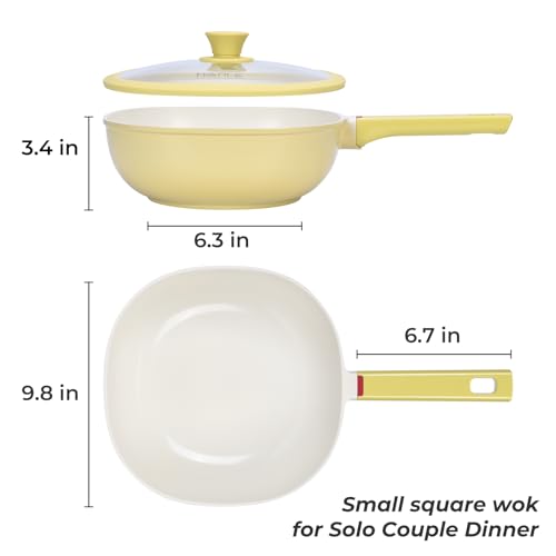 50% Off HANLE Ceramic Nonstick Saute Pan - Induction Compatible