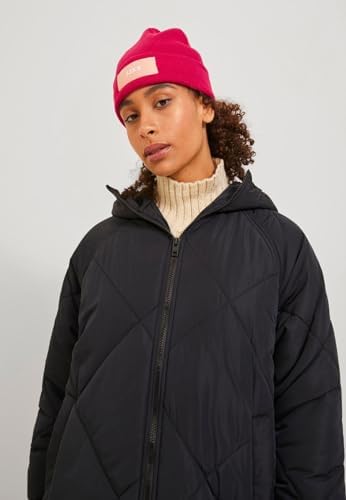 JJXX Kadın JXBASIC LOGO BEANIE ACC SN Şapka, Kiraz Kırmızısı - Görsel 3