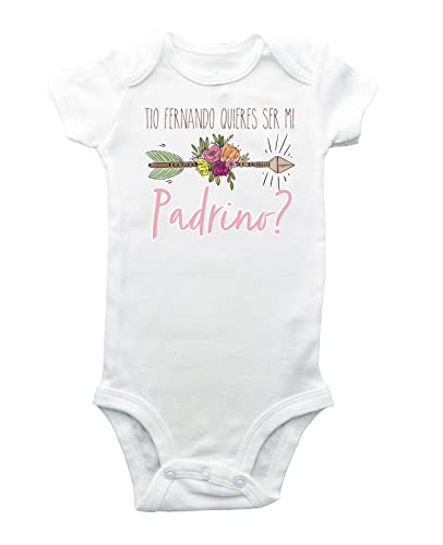 Tia quieres ser mi madrina -Quieren ser mis padrinos - baptism - proposal gift - Fairy godmother - proposal shirt - godmother baby shirt - baptism shirt - tio y tia quieren ser mis padrinos2