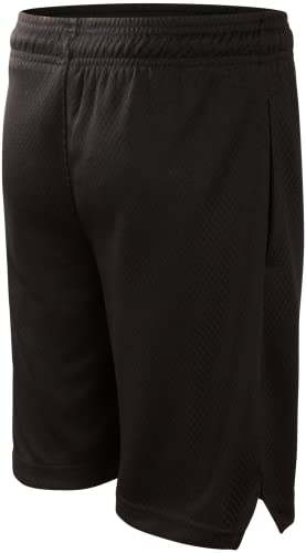 New Balance Boys' Active Shorts - Performance Gym Shorts With Pockets - Kids' Mesh Athletic Shorts For Boys (Size: 8-20), Size 18-20, Black #TOP3