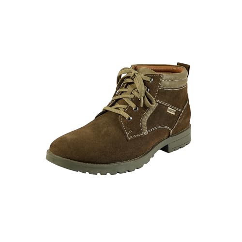 Image of Mochi Men's Lace Up closure Casual - Boots with Low Heel