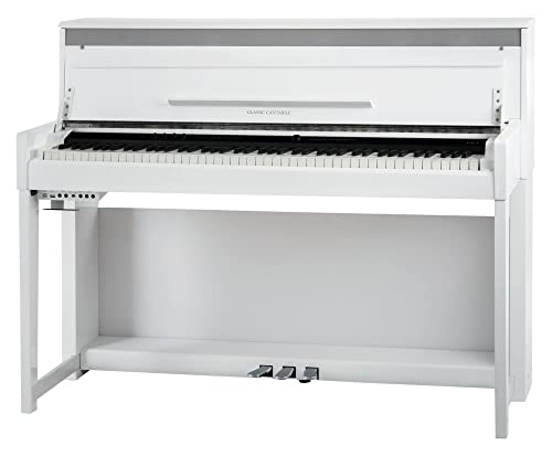 Classic Cantabile UP-1 WH Piano Droit Numérique – 88 Touches pondérées avec clavier à marteaux – Synthetiseur avec USB… - Les Beatles, Paul McCartney, John Lennon, RIngo Starr, George Harrison Classic Cantabile UP-1 WH Piano Droit Numérique - 88 Touches pondérées avec clavier à marteaux - Synthetiseur avec USB…