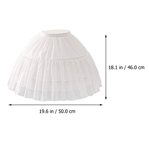 SOIMISS 1Pc Casual Lolita Saia Bolha Vestido Underskirt Deslizamento Espinha de Peixe Bonito Gaze Sa
