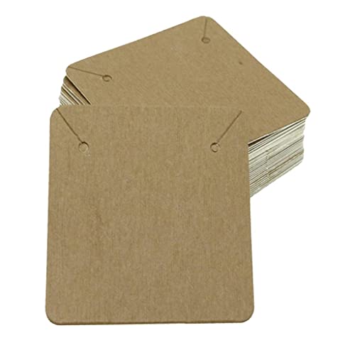 Porte-collier anti-mélange : 100 cartes présentoir bijoux en papier pour ranger et offrir