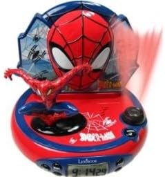 LEXiBOOK Spider-Man Projector Radio Alarm Clock