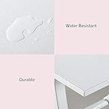 LOOK CONTEMPORÁNO: un diseño totalmente en blanco, con patas en ángulo recto y líneas limpias que combina a la perfección con diversas decoraciones de interior.
