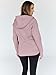 Trendy Queen Women's Full Zip Up Hoodie - Fitted Long Sleeve Sweatshirts for Fall and Winter DarkPink XL