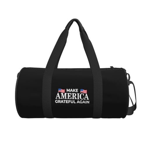 Make America Grateful Again Convertible Garment Bag with Shoulder Strap, Carry on Garment Duffel Bag for Men Women - Rolling Foldable for Travel Luggage Bags (Black)2