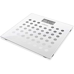 Ufesa Bs4800 Zafiro Ufesa BE0908 - Báscula de Baño,29 x 28 cm diseño Slim, Unidades de Medida: kg/LB/st, Máx 150 kg/precisión 100g, Auto-Stop