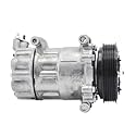 OVBNMO AC-Kompressor kompatibel mit PEUGEOT 207 208 308 2008 3008 508 & CITROEN C3 DS3 C4 6453WK 648701 648708 9651910980 9671216280 6453QL 6453QN