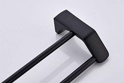 Toallero de acero inoxidable con estante doble poste antirrayaduras 7