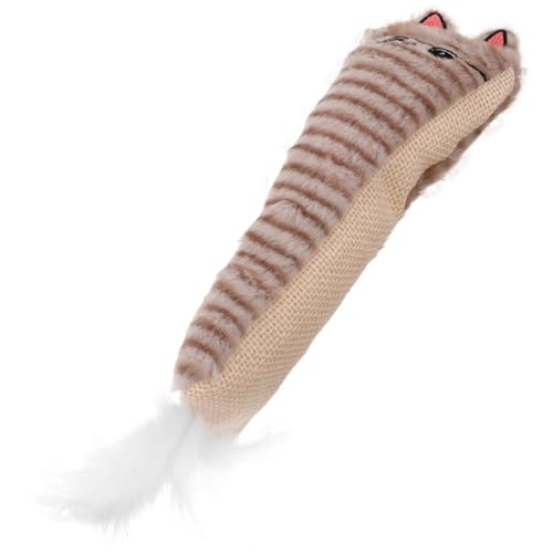 Peluche chat Gatuida herbe à chat jouet interactif papier sonore - 2