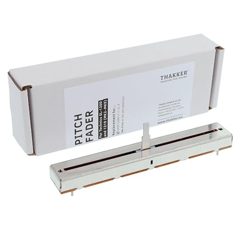 THAKKER Pitch Fader – passend für Technics SL-1200 und 1210 MKIII D/MKIV/MKV | OEM (ohne klick) | Ersatz für SFDZ122N11-3