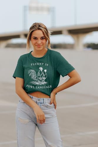 Chicken Shirt Women Farm Tees Funny Graphic Shirt for Chicken Lovers Farm Shirts Chicken Mom Tee Tops3