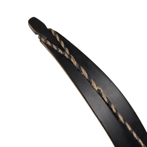 S F 16 Strands Handmade Flemish Bowstring Replacement + 1 Pair Rabbit FurBow String Silencer for Recurve Bow and Traditional Longbow-for 60" Model Bow by S F - Image 3