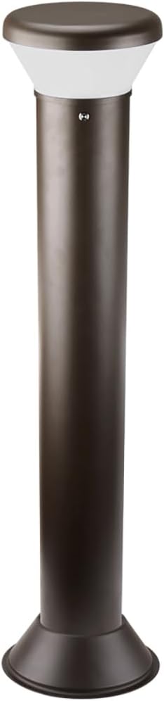 HaloitteLighting 42" Adjustable LED Bollard Light - 10W/16W/21W/26W, 3000K/4000K/5000K CCT, 0-10V Dimmable, IP65 Waterproof Pathway Lighting