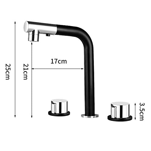 Grifo de lavabo extraíble que soluciona los problemas de espacio en lavabos pequeños 2