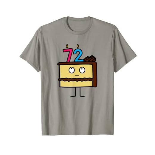 Pastel de cumpleaños 72 con velas glaseado de chocolate vainilla Camiseta