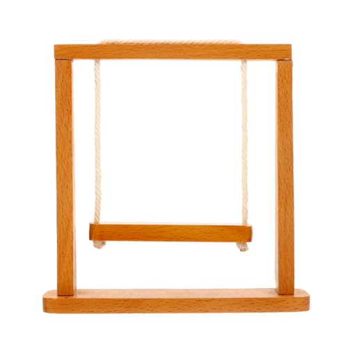 BESTonZON Schaukelmodell Puppenhaus Verandaschaukel Miniatur...