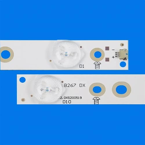 Tira de retroiluminación LED de 850 mm para reparar las zonas oscuras de pantallas de 43" 3