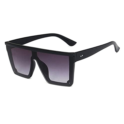Lunettes de soleil carrées design géométrique finitions violet miroir femme