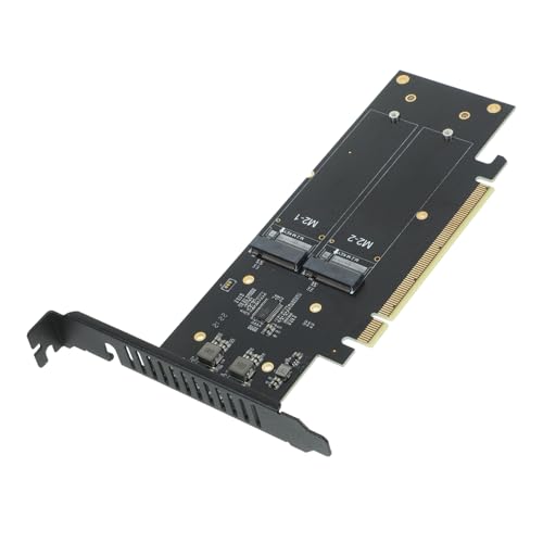 Happyyami Pci-e to .2 Ssd Adapter Pcie Expansion Board Safe for Computer Creative Design Reliable Easy Installation