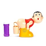 Fart Bubble Blower – LED Butt Bubble Machine with Fart Sounds, Rainbow Bubble Maker, Novelty Gag Gift for Parties & Adults (CuteBoy)