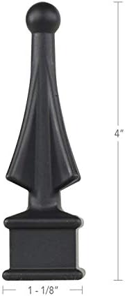 Miniatura 2 de Lanza de plástico cuádruple, se adapta a 34" cuadrado (10, negro)