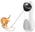 Cat Laser Toy Automatic, Interactive Laser Cat Toys Rotating Catch Training, Placing High, 5 Random Pattern, Automatic On/Off and Silent, 3 Speed Modes, USB Charging Cable/Battery Powered¡­