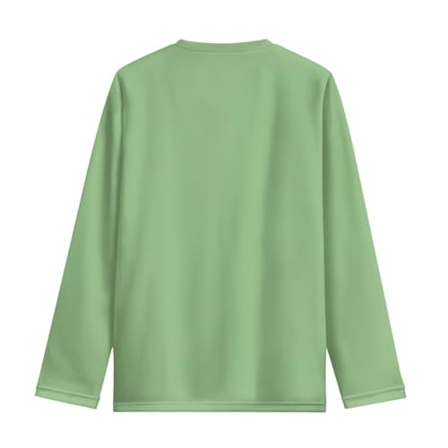 Image of Girls Long Sleeve T Shirt Cute Cartoon Crewneck Shirt for Kids 3-16Y Fall Winter Clothes