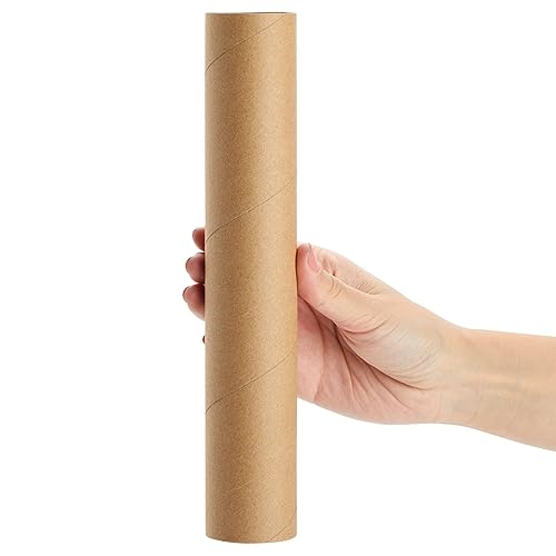 Bright Creations Cardboard Tubes - 12 Pack, 1.75 x 10 in, Brown - Paper Towel Tubes for Crafts & DIY Projects - Paper Towel Craft Rolls