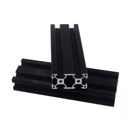Profilé aluminium 2040 fente en V noir lot de 4 rails linéaires 1000mm pour imprimante 3D CNC