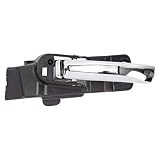 TRQ Poignée de porte intérieure avant gauche chromée et noire compatible avec Dodge Avenger 2011 2014