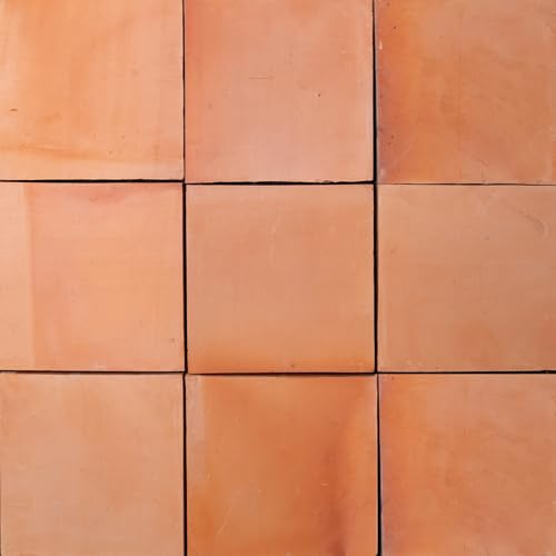 Moroccan Terra Cotta in Square 8''x8''x0.79''