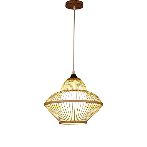 Lustre bambou art suspension nouvel art chinois luminaire fait main