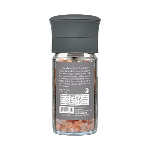 Natierra Himalania Coarse Pink Salt Grinder, 3 Oz #TOP1