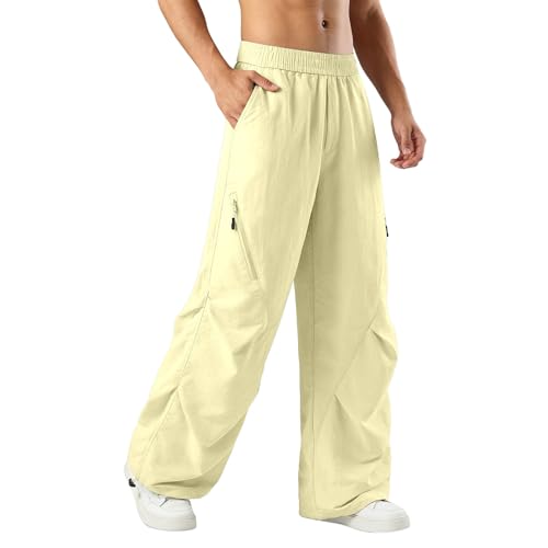 Pantalon de randonnée extensible homme coupe droite été baggy
