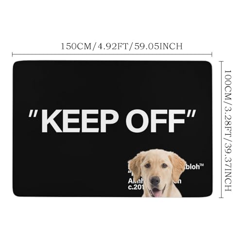 Tapete Moderno Keep Off 100.58x79.2 cm miniatura 3
