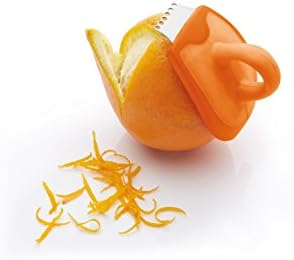 KitchenCraft Healthy Eating 2-in-1 Orange Peeler / Citrus Zester - Orange