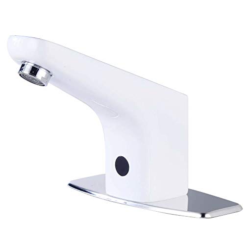 Preisvergleich Produktbild HUIJIN1 Badezimmer-Schnellautomaten-Sensor-Wa... bewegungsaktivierter elektronischer Handwaschhahn mit Deckplatte und Steuerkasten, Temperaturmischer