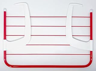 Style Merchant | Clothes Airer Dryer | Indoor Radiator Outdoor Balcony Drying Rack Rail | Clothes Towels Shoes (Coral Red)