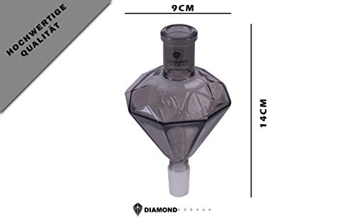 Premium Shisha Molassefänger gegen Verschmutzung + 1KG Kohle - Hookah Molassenfänger für Wasserpfeifen mit 18/8 Schliff… – Bild 3